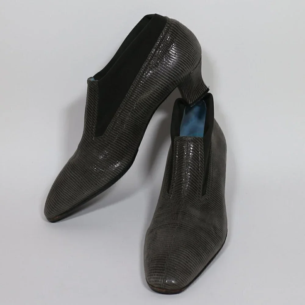 Thierry Rabotin Shimmery Suede Heels